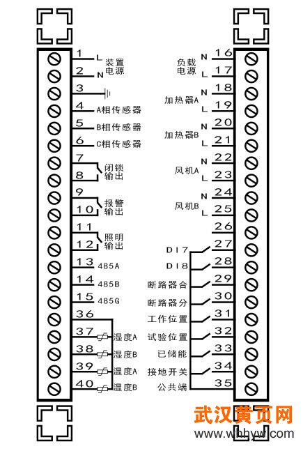 接线端子图