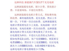 远林科技 新能源汽车32安7千瓦充电桩 刷卡充电 刷卡扣费图4